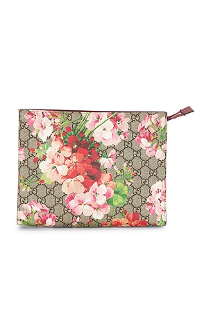 Gucci GG Supreme Blooms Cosmetic Case FWRD Renew
