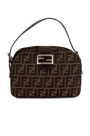 Fendi Zucca Mama Forever Baguette Shoulder Bag FWRD Renew
