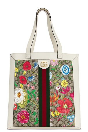 Gucci Flora Ophidia Tote Bag FWRD Renew