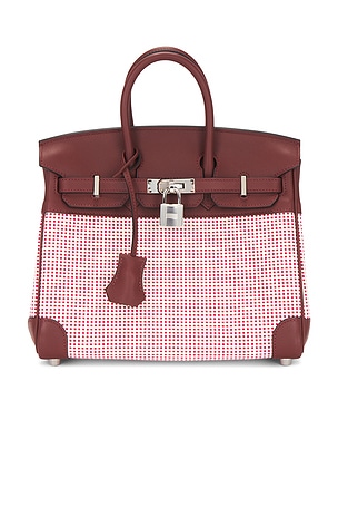 Hermes Swift & Toile Qaudrille Birkn 25 Handbag FWRD Renew