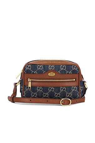 Gucci Denim Ophidia Shoulder Bag FWRD Renew
