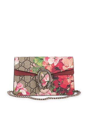 Gucci GG Blooms Super Mini Dionysus Shoulder Bag FWRD Renew