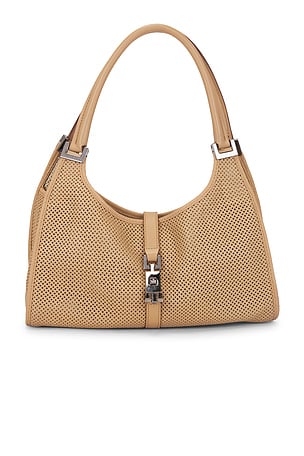Gucci Perforated Bardot Hobo Bag FWRD Renew