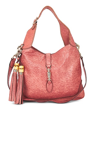 Gucci Ostrich Jackie 1961 Hobo Bag FWRD Renew