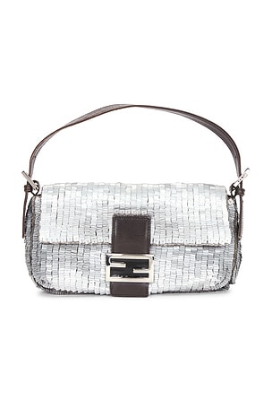 Fendi Vintage Sequin Baguette Shoulder Bag FWRD Renew