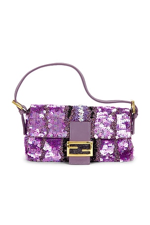 Fendi Sequin Baguette Shoulder Bag FWRD Renew