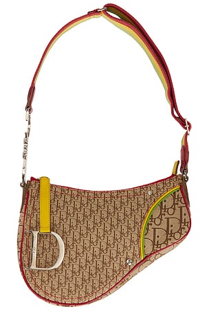 Dior Rasta Trotter Saddle Bag FWRD Renew