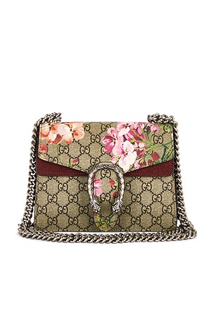 Gucci GG Blooms Mini Dionysus Shoulder Bag FWRD Renew