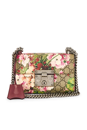 Gucci GG Blooms Padlock Shoulder Bag FWRD Renew