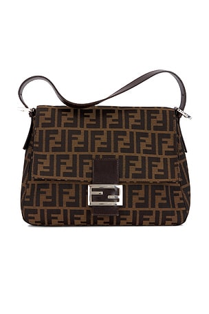 Fendi Zucca Mama Baguette Shoulder Bag FWRD Renew