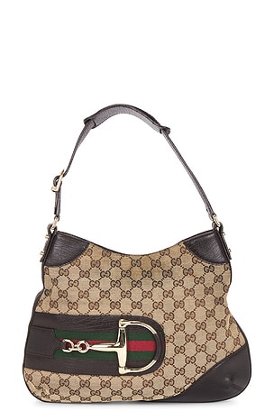 Gucci Hasler Horsebit Hobo Bag FWRD Renew