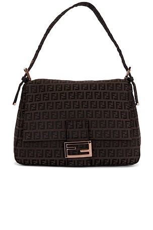 Fendi Zucchino Mama Baguette Shoulder Bag FWRD Renew