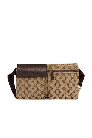 Gucci GG Double Pocket Belt Bag FWRD Renew