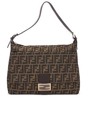 Fendi Zucca Baguette Shoulder Bag FWRD Renew