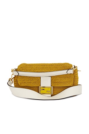 Fendi Crochet Baguette NM Shoulder Bag FWRD Renew