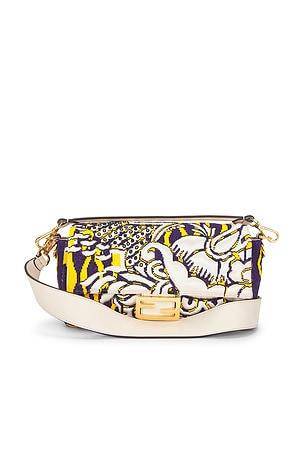 Fendi Beaded Baguette NM Shoulder Bag FWRD Renew