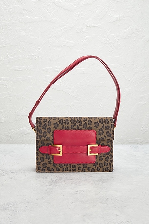 FWRD Renew Fendi Leopard Shoulder Bag