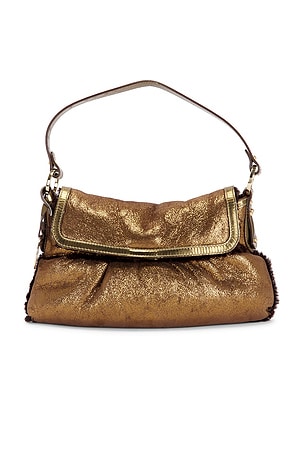 Fendi Vintage Shearling Chef Shoulder Bag FWRD Renew