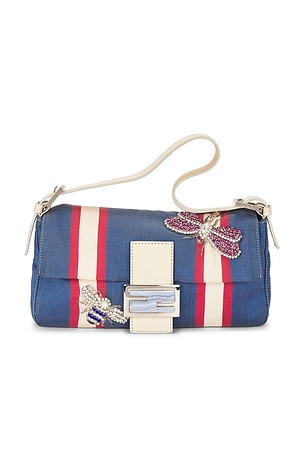 Fendi Insect Baguette Shoulder Bag FWRD Renew