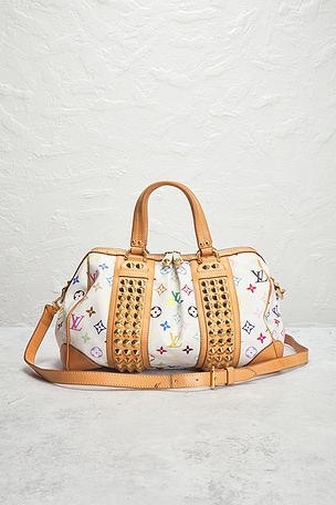 FWRD Renew Louis Vuitton Monogram Courtney MM Handbag in White