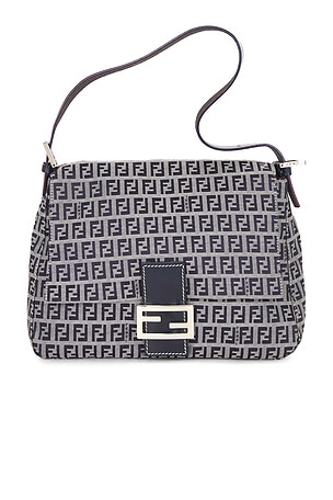 Fendi Zucchino Mama Baguette Shoulder Bag FWRD Renew
