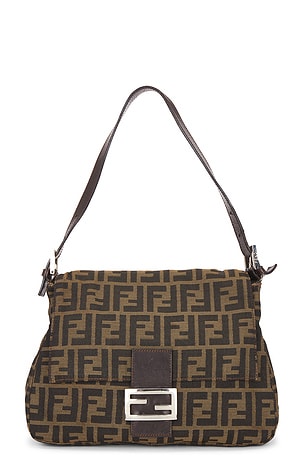 Fendi Zucca Mama Forever Baguette Shoulder Bag FWRD Renew