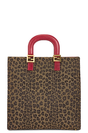 Fendi Leopard Tote Bag FWRD Renew