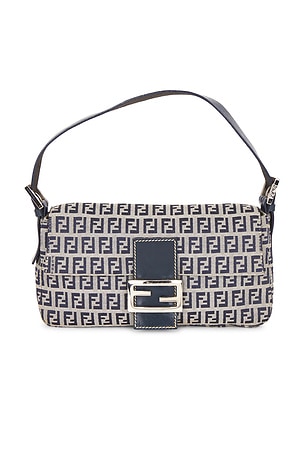 Fendi Zucca Baguette Shoulder Bag FWRD Renew