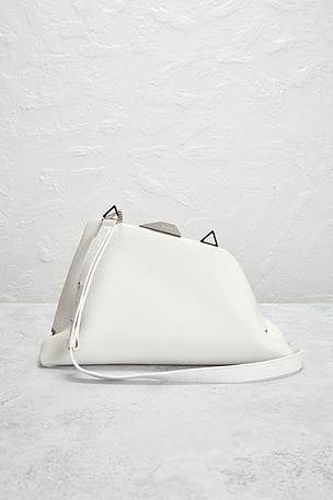 FWRD Renew THE ATTICO Day Off Shoulder Bag in White