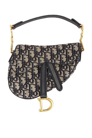 Dior Trotter Oblique Mini Saddle Bag FWRD Renew