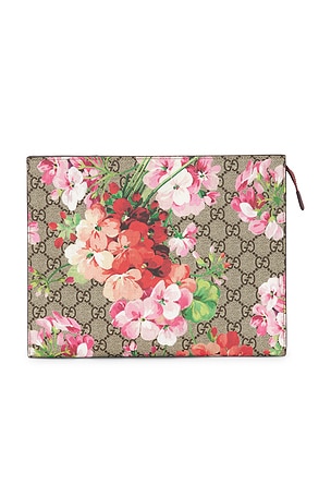 Gucci GG Supreme Blooms Cosmetic Case FWRD Renew