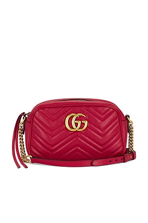 Gucci Mini GG Marmont Shoulder Bag FWRD Renew