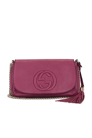 Gucci Soho Flap Crossbody Bag FWRD Renew