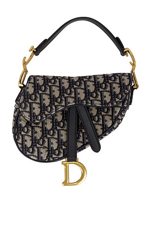 Dior Oblique Trotter Mini Saddle Bag FWRD Renew