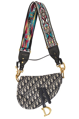 Dior Oblique Trotter Saddle Bag FWRD Renew