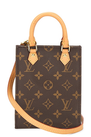Louis Vuitton Monogram Petit Sac Plat Tote Bag FWRD Renew