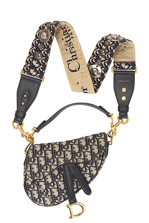 Dior Oblique Trotter Saddle Bag FWRD Renew