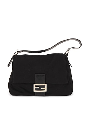 Fendi Zucchino Mama Baguette Shoulder Bag FWRD Renew