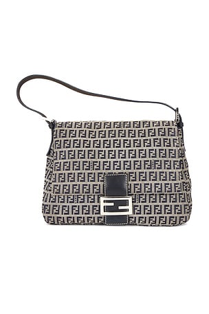 Fendi Zucchino Mama Baguette Shoulder Bag FWRD Renew