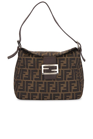 Fendi Zucca Baguette Shoulder Bag FWRD Renew