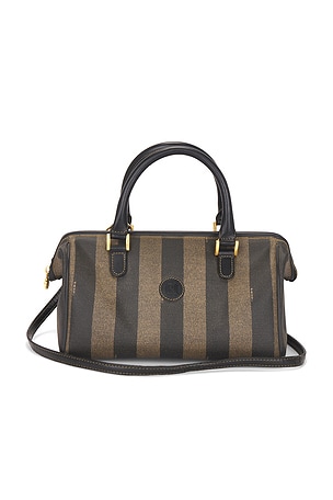 Fendi Pequin Boston Bag in Multi FWRD Renew