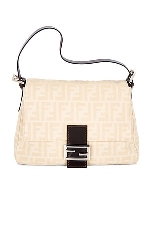 Fendi Zucca Mama Baguette Shoulder Bag FWRD Renew