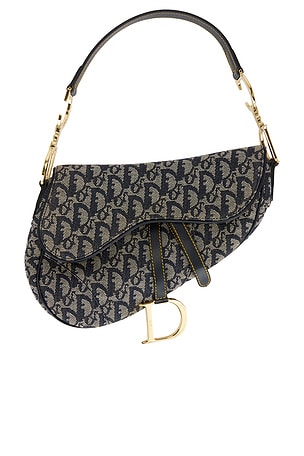 Dior Trotter Oblique Saddle Bag FWRD Renew
