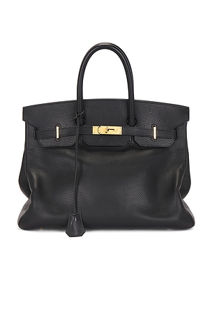 Hermes Taurillon Clemence Birkin 35 Retourne Handbag FWRD Renew
