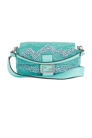 Fendi Beaded Baguette Shoulder Bag FWRD Renew