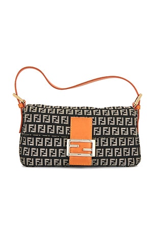 Fendi Zucchino Baguette Shoulder Bag FWRD Renew