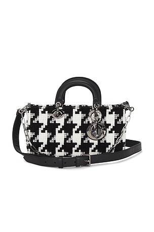 Dior Houndstooth Lady D-Joy Handbag FWRD Renew