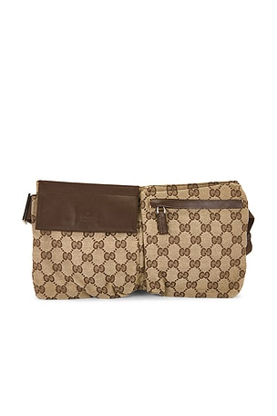Gucci Double Pocket Belt Bag FWRD Renew