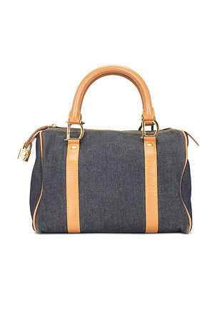 Dior Denim Boston Bag FWRD Renew