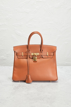 FWRD Renew Hermes Vintage Epsom Birkin 25 Handbag in Brown